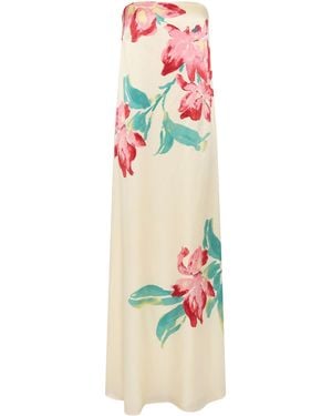 Rebecca Vallance Sunblush Bloom Maxi Dress - White
