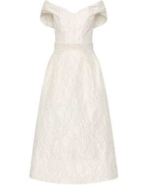 Rebecca Vallance Winslet Midi Dress - White