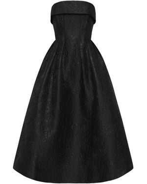 Rebecca Vallance Esther Midi Dress - Black