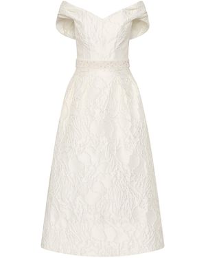 Rebecca Vallance Winslet Midi Dress - White
