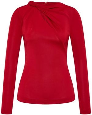 Rebecca Vallance Jazzlyn Long Sleeve Top - Red