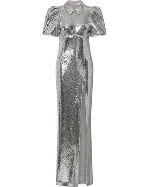 Rebecca Vallance Olympia Short Sleeve Gown - White