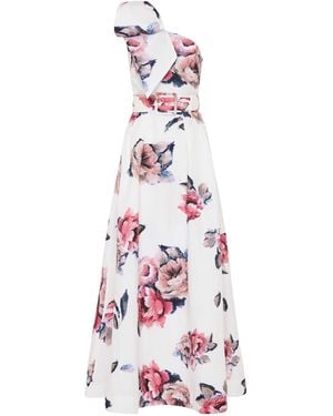 Rebecca Vallance Aveline One Shoulder Gown - White