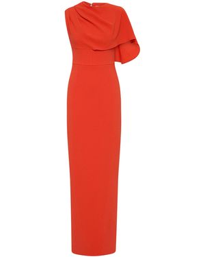 Rebecca Vallance Freyja Cape Gown - Red