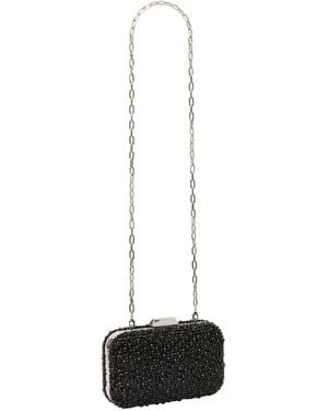 Rebecca Vallance Embellished Square Clutch - White
