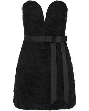 Rebecca Vallance Willow Mini Dress - Black