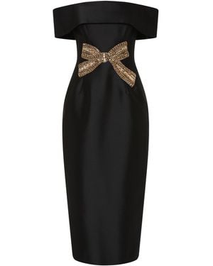 Rebecca Vallance Venus Midi Dress - Black
