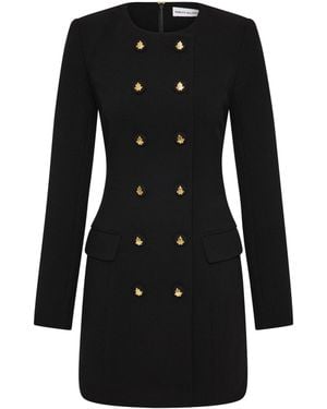 Rebecca Vallance Odilia Long Sleeve Mini Dress - Black