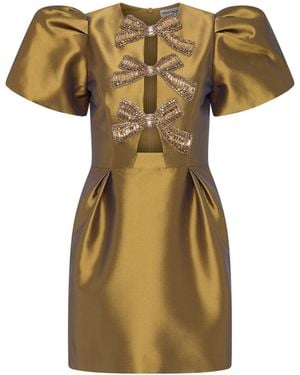 Rebecca Vallance Venus Mini Dress - Metallic
