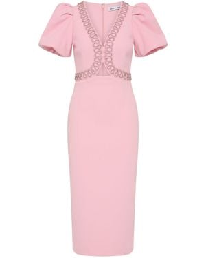 Rebecca Vallance Cava Midi Dress - Pink