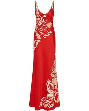 Rebecca Vallance Tallara Maxi Dress - Red