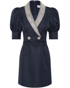 Rebecca Vallance Sapphire Mini Dress - Blue