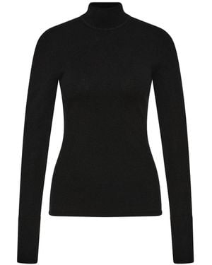 Rebecca Vallance Ceren Skivvy Knit Top - Black