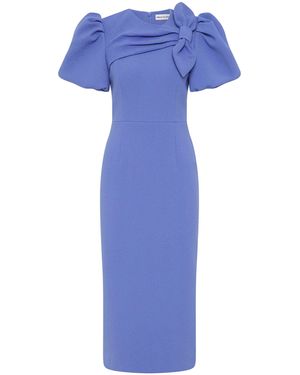 knee length dresses for ladies Nuvola Halter Midi Dress  Rebecca Vallance