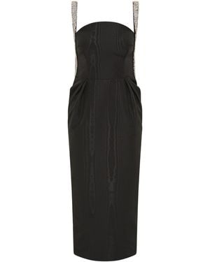 Rebecca Vallance Teles Embellished Midi Dress - Black