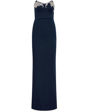 Rebecca Vallance Lessa Strapless Gown - Blue