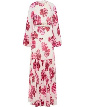 Rebecca Vallance Damask Rose Maxi Dress - Pink