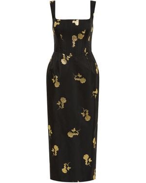 Rebecca Vallance Mariya Midi Dress - Black