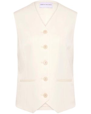 Rebecca Vallance Blanco Vest - White
