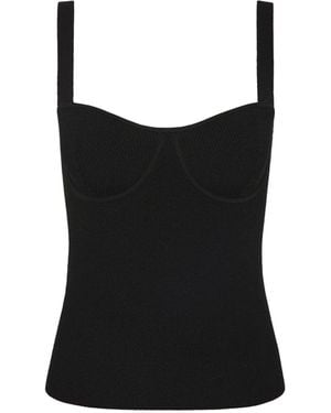 Rebecca Vallance Zia Knit Bralette - Black