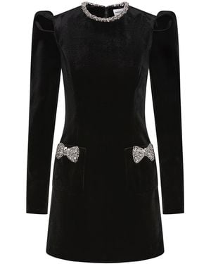 Rebecca Vallance Imogen Long Sleeve Mini Dress - Black