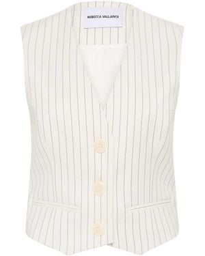 Rebecca Vallance Cedric Vest - White