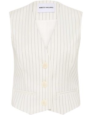 Rebecca Vallance Cedric Vest - White
