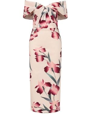 Rebecca Vallance Linnea Midi Dress - White