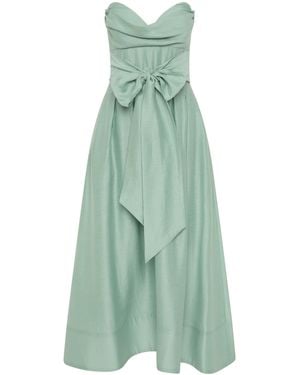 Rebecca Vallance Serenity Strapless Midi Dress - Green