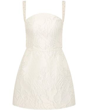 Rebecca Vallance Winslet Mini Dress - White