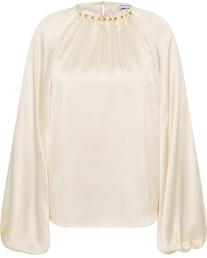 Rebecca Vallance Lavinia Blouse - White