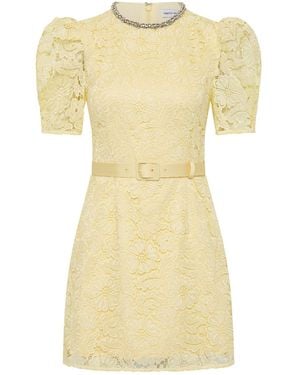 Rebecca Vallance Citrine Mini Dress - Yellow