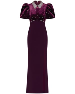 Rebecca Vallance Charles Gown - Purple