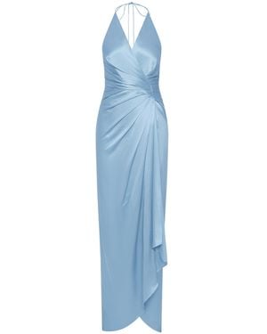 Rebecca Vallance Billy V Neck Maxi Dress - Blue