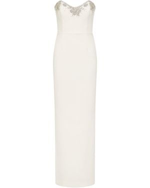 Rebecca Vallance Melva Strapless Gown - White
