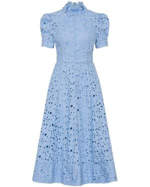 Rebecca Vallance Kitsu Short Sleeve Midi Dress - Blue