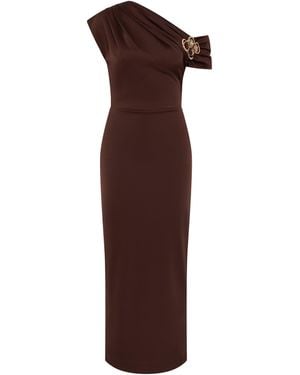 Rebecca Vallance Hazine Midi Dress - Brown