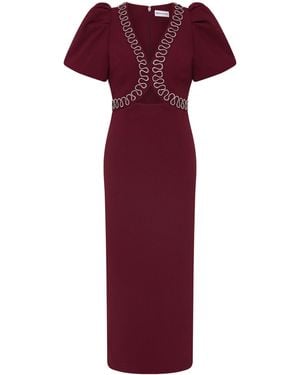 Rebecca Vallance Cava Midi Dress - Red