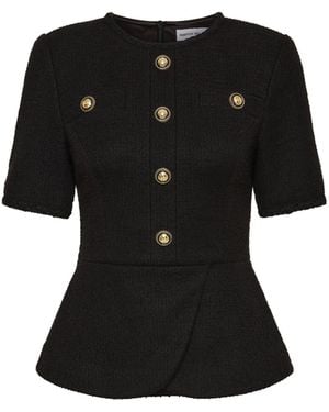 Rebecca Vallance Elvie Top - Black
