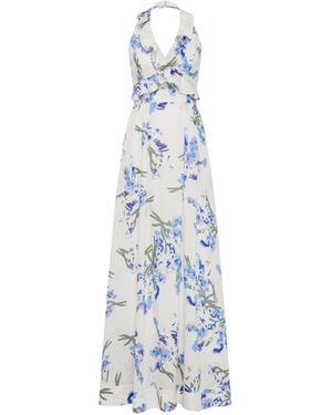 Rebecca Vallance Bluebell Meadow Maxi Dress - White