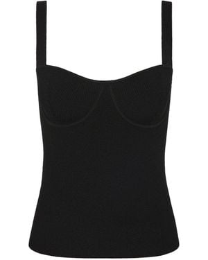 Rebecca Vallance Zia Knit Bralette - Black