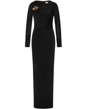 Rebecca Vallance Nala Long Sleeve Maxi Dress - Black