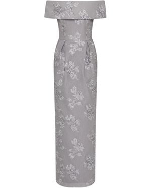Rebecca Vallance Ruth Off The Shoulder Gown - White