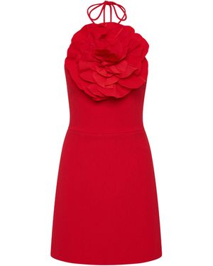 Rebecca Vallance Cameron Halter Mini Dress - Red