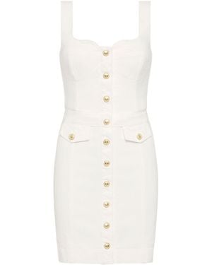 Rebecca Vallance Aviator Mini Dress - White