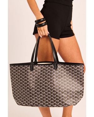 Rebellious Fashion Motif Tote Bag - Black