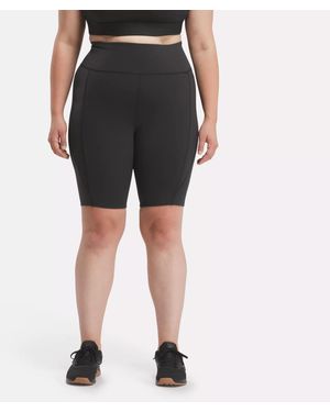 Reebok Lux High-rise Bike Shorts 9" (plus Size) - Gray
