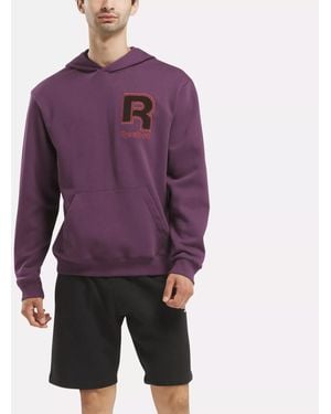 Reebok Identity Chenille Hoodie - Purple