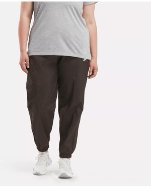 Reebok Big Vector Woven Pants (plus Size) - Gray