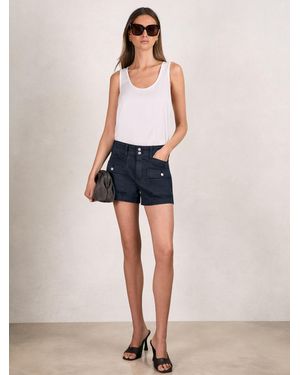 PAIGE Navy Cargo Shorts - Blue